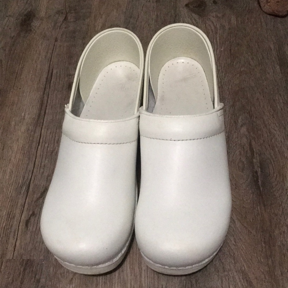 White Dansko Clogs